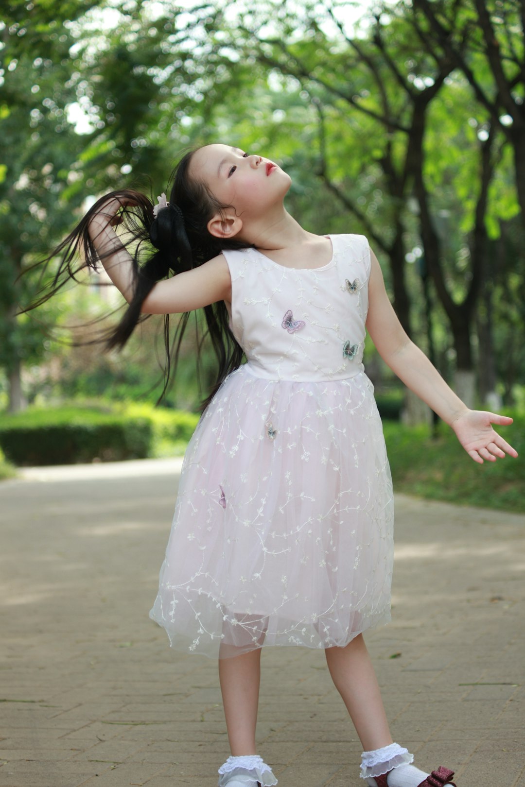 Vestido Fiesta Niña Rosado